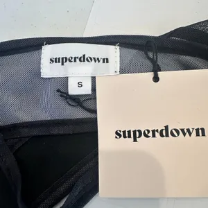 Superdown Black Flames Bralette Top SMALL Coachella Festival NEW thumbnail 7