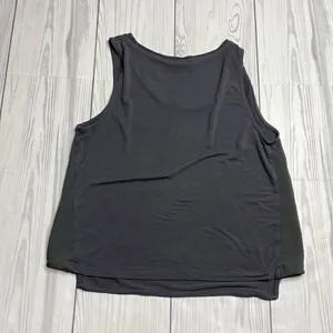 Zara charcoal Gray Scoop Neck Tank Medium thumbnail 3
