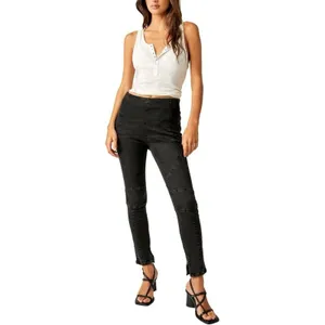 Free People We The Free Bella Moto Mid Rise‎ Skinny Jeans Sz.24 NWT thumbnail 5