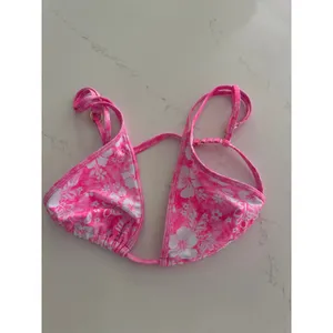 Kulani Kinis Bind Tie Halter Bikini Top in Island Blush Size Medium thumbnail 3
