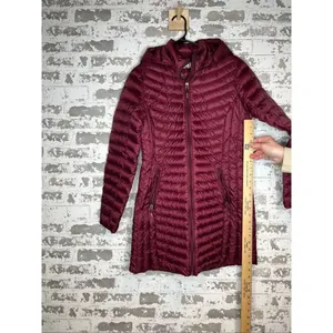 32° heat | women maroon down filled jacket thumbnail 9