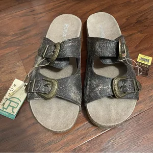 Roper Double Buckle Western Sandals Coastal Cowgirl Rodeo Minimalist thumbnail 3