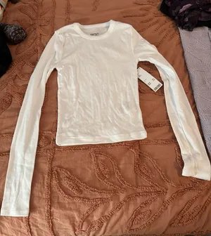 Urban Outfitters White Top Long Sleeve thumbnail 1