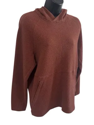 Lululemon Women’s Brown Waffle Top Long Sleeve Hoodie Pullover Size XS thumbnail 6