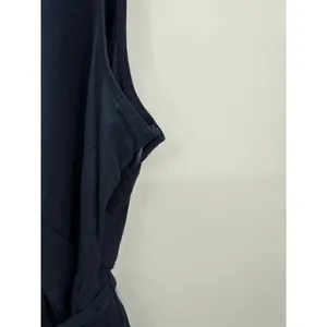 J. Crew Factory Womens Blue Faux Wrap Mini‎ Dress Ruffles Belt V Neck Size 14 thumbnail 11