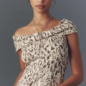 Anthropologie Pilcro Off-The-Shoulder Twist Rib Top thumbnail 1