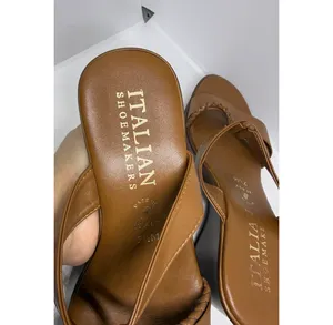 Italian Shoemakers Brown Wedge Sandals thumbnail 2