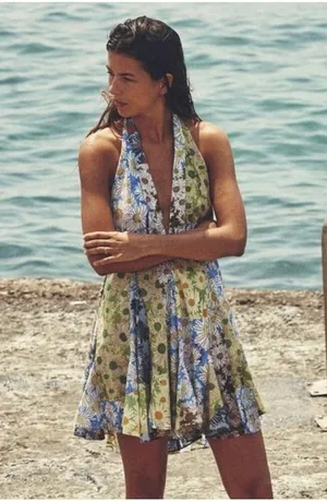 NWT! Zara Blogger Favorite Daisy Bloomcore Halter Mini Dress - Size XL thumbnail 9