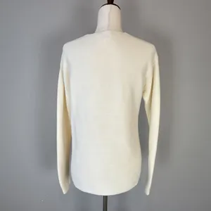 Wilfred Free‎ Aritzia Womens Wolter Sweater Size S Ecru Ivory Knit Merino Wool thumbnail 6