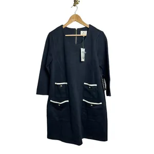 Tuckernuck Black Francoise Mod Mini Dress NWT Sz. L thumbnail 4