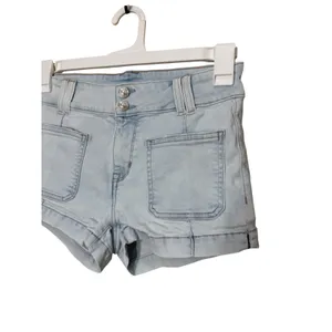 American Eagle Outfitters Denim Shorts Light‎ Wash Size 4 Next Level Stretch thumbnail 2