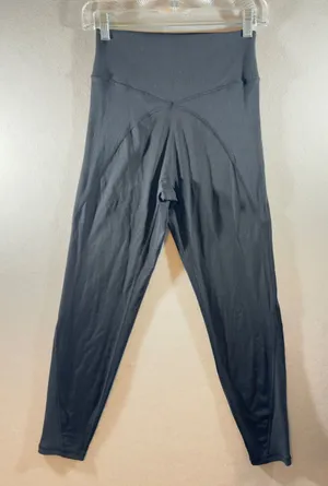 393 | OFFLINE by Aerie Goals Women Large High Rise Ribbed 7/8 Leggings Black‎ thumbnail 1