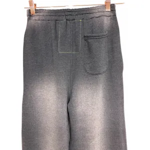 Aviator Nation Wide Leg Pocket Sweatpants‎ Faded Smoke Women's Size Medium thumbnail 4