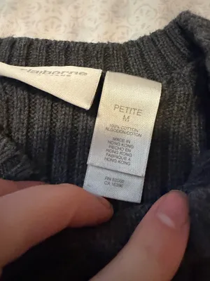 liz Claiborne y2K multi patch work knit sweater  thumbnail 4
