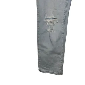 Levi's Womens‎ Jeans 724 High Rise Straight Crop Distressed Light Wash Denim 26 thumbnail 7