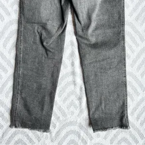 FREE PEOPLE // WE THE FREE High Rise CRVY Cropped Straight Leg Black Jeans 28 thumbnail 6