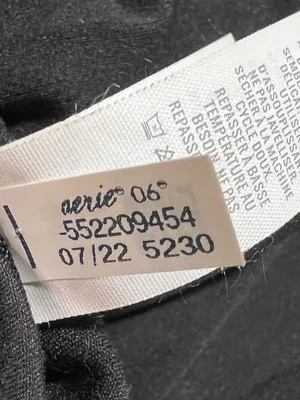 Offline by Aerie Black Real Me Flare Hi-Rise Pants Size Medium thumbnail 7