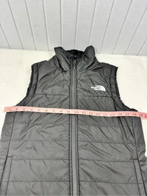 The North Face Reversible Black Quilted Puffer Vest Size S thumbnail 7