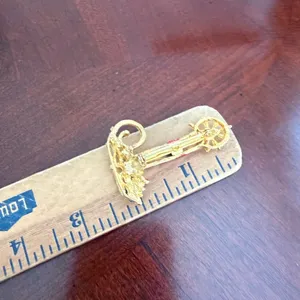 Vintage Christmas Candle Brooch thumbnail 2