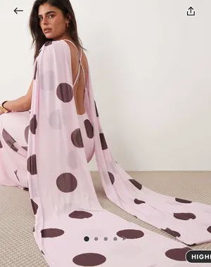 Cape Maxi Dress thumbnail 3