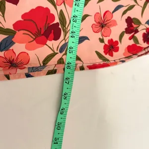 PrettyGarden Floral Dress Sz L Midi Tiered Flutter Sleeve Pockets Boho Summer thumbnail 9