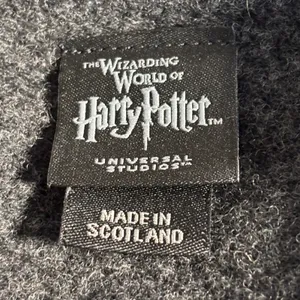 Harry Potter Lambswool Slytherin Sweater Grey Green Made In Scotland Small‎ Prep thumbnail 4