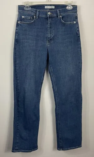Peter Millar Womens Jeans Blue Straight Leg High Rise Denim Size 28R thumbnail 1