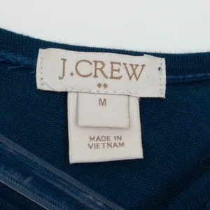 J. Crew Womens Drapey Tank Top‎ With Silky Hem Size M Blue Sleeveless Minimalist thumbnail 4