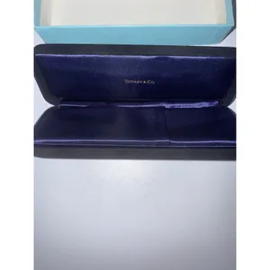 Genuine Tiffany & Co.‎ Hard Shell Eyeglass / Sunglasses Case with Outer Box R thumbnail 4