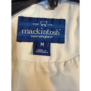 VTG Mackintosh New England Light Tan Lightweight Hooded Jacket Size Medium (7031 thumbnail 7