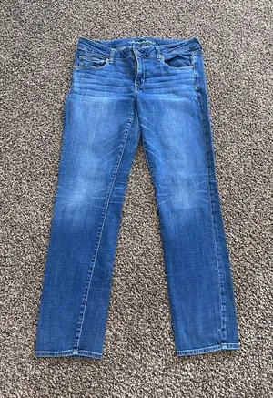 American Eagle Jeans Sz 14 Skinny Super Stretch thumbnail 1