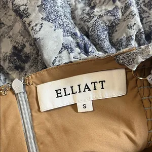Elliatt Doves Dress In Slate Blue Size Small thumbnail 7