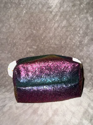 Star Wars Darth Vader Rainbow Cosmetic Pouch with Iridescent Glitter Trim thumbnail 5