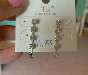 Dangling Diamond Earrings thumbnail 3