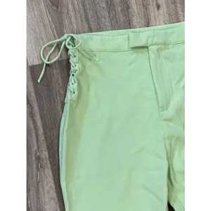 Princess Polly Green Midway Laced Flare Pants Women’s 8 thumbnail 5