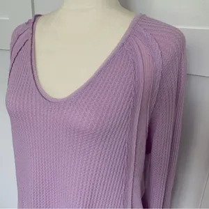 Free People Catalina Waffle Knit Thermal Top thumbnail 8