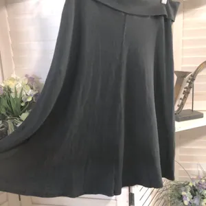 Vintage 90s black mini skirt skater broomstick folded waist goth punk grunge Y2K thumbnail 2