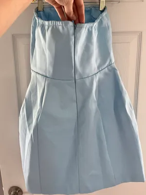 Light Blue Mini Dress thumbnail 3