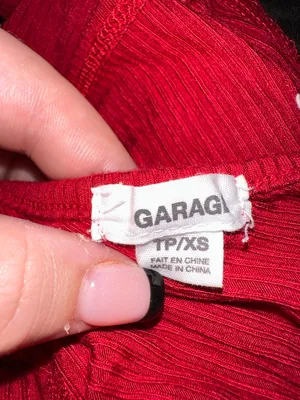Garage Long Sleeve Crop Top thumbnail 2