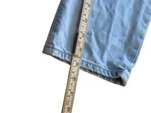 Levis Premium 501 Big E Cropped Jeans Womens 30 Light Wash Straight Leg Denim thumbnail 16