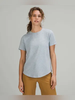 Lululemon Love Crew Short Sleeve T-Shirt Heathered Chambray thumbnail 2