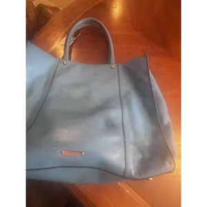 REBECCA MINKOFF BLUE LEATHER TOTE Bag thumbnail 14