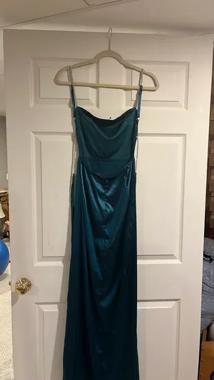 Lucy in the Sky satin dress thumbnail 3