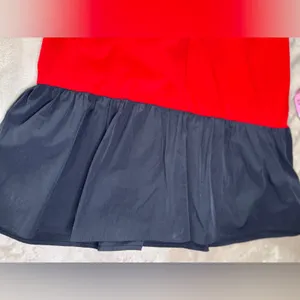 TCEC Red and Black Pleated Sundress Casual thumbnail 11