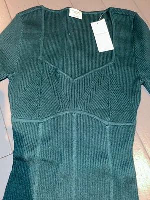 Abercrombie Corset Sweetheart Sweater Bodysuit thumbnail 2