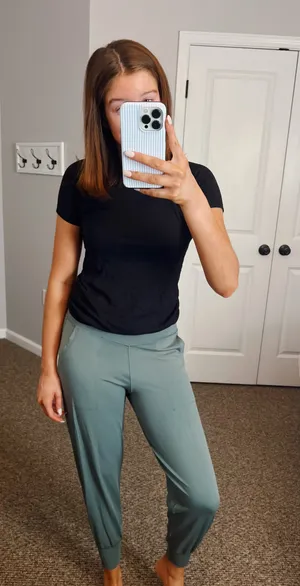 Aerie Sage Green Joggers thumbnail 1