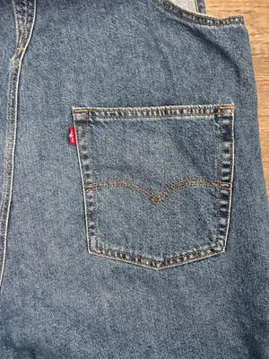 NWOT Levi's Women's Vintage Shortalls in Medium Wash Sz XL thumbnail 11