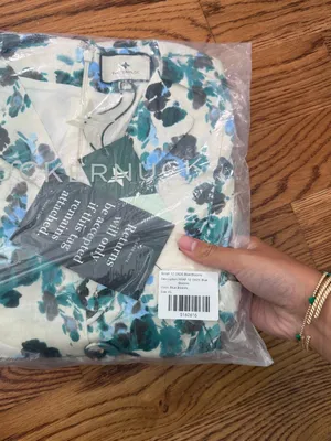 Tuckernuck Blue‎ Blooms Linen Maxi Dress Size XS Floral Coastal Vacation thumbnail 8