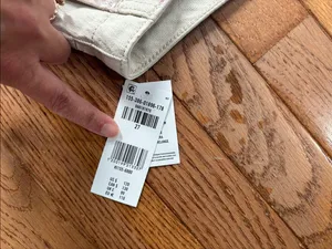 Abercrombie low loose linen blend jeans thumbnail 5