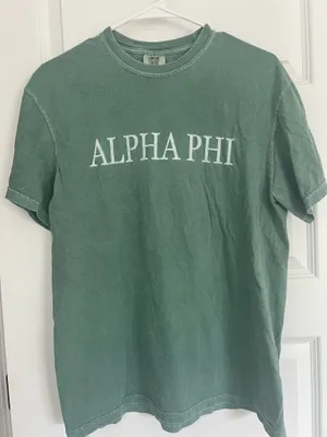 Comfort Colors Alpha Phi Shirt thumbnail 1